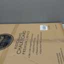 Loddie Doddie Magnetic Chalkboard & Magnet Board - 24 x 36in Rustic Wood Frame - Stain-Resistant Chalkboard Signs - Magnetic Photo & Note Display Board - Easy-Hang Wall Decor & Chalk Calendar