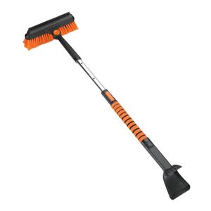 Extendable Car Snow Scraper and Ice Removal Brush Windshield Cleaning Tool for SUVs and Vehicles Winter Snow Removal Tool Ergonomic Handle