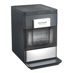 Frigidaire Gallery, 33 Lbs. Countertop Ice Maker, Nugget Shaped Ice, Stainless Steel Trim (Black)