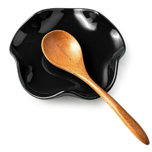 Miamolo Spoon Rest for Kitchen Counter, 5.3" Ceramic Spoon Holder for Stove Top, Cute Spoon Rests Spatula Holder for Multiple Utensils, Farmhouse Kitchen Decor Black Miamolo Spoon Rest for Kitchen Counter, 5.3" Ceramic Spoon Holder for Stove Top, Cute Spoon Rests Spatula Holder for Multiple Utensils, Farmhouse Kitchen Decor Black