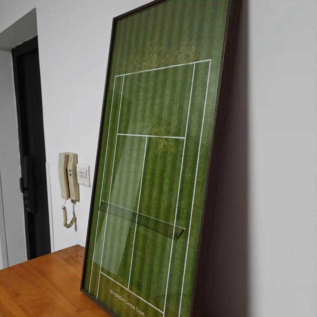 Tennis Racket Display Frame, Wimbledon Centre Court Wimbledon