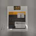 BESTTEN 2 Pack Dimmer Light Switch, Universal Lighting Control, Single Pole or 3 Way, Compatible with LED Dimmable Lamp, CFL, Incandescent, Halogen Bulb, Decorator Wallplate Included, UL Listed, White (Standard)