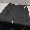 Amazon Essentials Men's Classic-Fit Wrinkle-Resistant Pleated Chino Pant  (33W x 32L, Black)