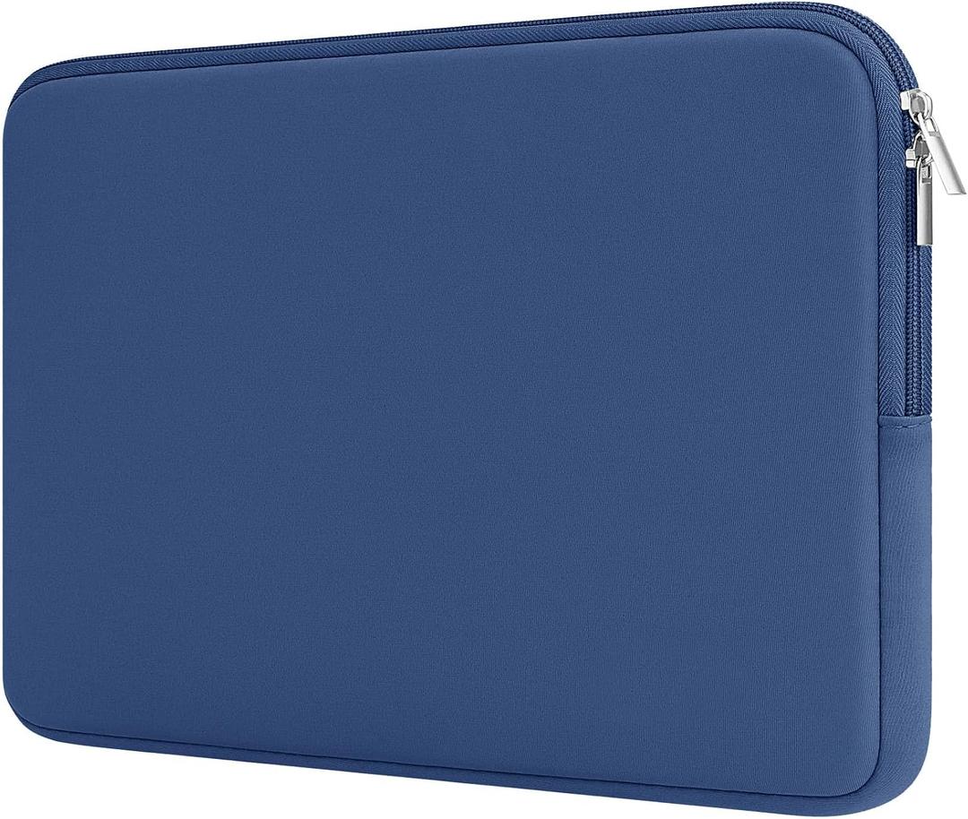RAINYEAR 11-11.6 Inch Laptop Sleeve Case Soft Lining Carrying Bag Compatible with MacBook Neo A18 11.6" MacBook Air for 11" Notebook Computer Tablet Chromebook (Navy Blue, Upgraded Version)