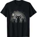  3XL Creepy Cute Monster | Pastel Goth Alternative Occult Gothic T-Shirt, Black Men