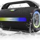 havit 120W Loud Bluetooth Speaker with Deep Bass, IPX6 Waterproof Outdoor Party Speaker, RGB Lights, 12H Playtime, TWS Pairing, Portable Speaker for Beach, Camping, Backyard