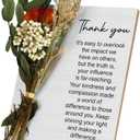 2 x Bosses Day Gifts for Women Men Manager Boss Funny Office Decor for Women National Boss Day Decorations Flowers Gifts for Supervisor Leader Desk Office Decor