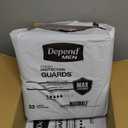 Depend Guards Incontinence Pads for Men, Maximum Absorbency, 104 Count