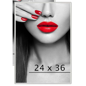 24x36 Poster Frame, Large Picture Frame for Wall, White Picture Frames 2 pack, Gallery Photo Frame
