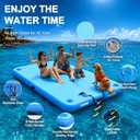 Inflatable Floating Dock for Water Activities, 6ft-15ft Island Raft
With Non-Slip Surface, Load Capacity 450–2000 lbs, Water Platform for Pool, Lake, Pond, Beach, River & Ocean Activities