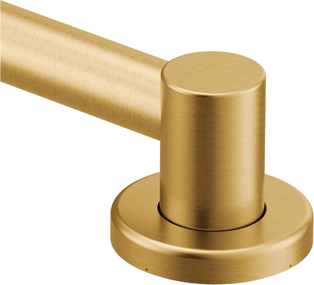 Moen Align Brushed Gold Bathroom Safety 42-Inch Modern Shower Grab Bar for Handicapped or Elderly, YG0424BG