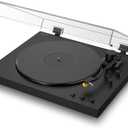 Sony PS-LX5BT Premium Wireless Bluetooth Turntable (2026 Model) : Fully Automatic Belt Drive Vinyl Record Player with Built-in Phono EQ and Included Audio Cable, Black | Aptx, Aptx Adaptive, Built-in Phono Eq, USB-B Output, 33/45 Rpm, Aluminum Platter, Rca Cable Incl, Black, (2026 Model)
