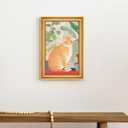 13x20 Frame, Transitional Modern Picture Frames, Gold Vintage Photo Frame, 13x20in