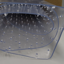 Evolve 36" x 36" Clear Office Chair Mat with Rounded Corners for Low Pile Carpets,2 Pcs