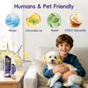 Bitter Apple Spray for Dogs & Cats, No Chew Anti Chew Spray, Natural Alcohol Free Dog Deterrent Spray, Stop Dog Chewing Licking Biting, Indoor Outdoor Furniture Protection Training Spray, 5.92 fl oz