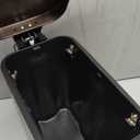 Homie Soft Close, Slim Trash Can 1.6 Gallon with Anti - Bag Slip Liner and Lid, Use as Mini Garbage Basket, Slim Dust Bin, or Decor in Bathroom, Restroom, Kitchen, or Bedroom (Bronze)