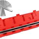 ReluxGo 24 Inch Machinist Precision Steel Straight Edge Tool, Cylinder Head Straight Edge, Straight Edge Machined Flat with Complimentary Feeler Gauges for Checking Cylinder Heads and Engine Blocks