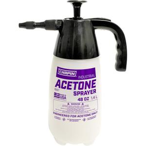 Chapin 10027 Handheld Pump Sprayer, 48oz, Industrial, Professional, for Decorative Concrete, Adjustable Poly Cone Spray Nozzle, Straight or Shower Stream