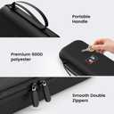 DIGIROOT Switch Case for Nintendo Switch 2 (2025) and Switch / OLED, Portable Travel Carrying Case, Slim Hard Shell Protective for Switch 2 Accessories with 10 Game Card Slots (Black)