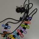 Esoes Magnetic Clothesline for Cruise Ship Cabin Approved, Rubber Coated Non-Scratch Strong Magnets, Portable Travel Clothesline for Cruise Ship, Indoor, RV and Camping