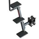 ZHDD Heavy-Duty Side-Mount Boat Trailer Steps with Handrail – 500LB Capacity, Steel Anti-Slip Steps, Compatible with 2"-4" W x 3"-5" H Trailer Tongues, All-Steel Powder Coated (3 Steps)