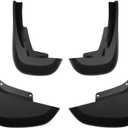 4PCS Tire Mud Flaps Splash Guards for Landrover Defender 110, Vehicle Wheel Mudflaps Exterior Protector Accessories (Matte Black)