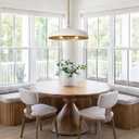 19.7 Inch Extra Large Pendant Light, 3-Light White and Gold All Metal Pendant Lighting Fixture, Oversized Modern Dome Chandelier Ceiling Hanging for Kitchen Island Dining Room Living Entryway