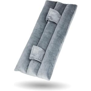 BELINOUS Seat Belt Pillows for Post Mastectomy Surgery, Seatbelt Chest Cushion Pads Protector for Car After Heart Surgery, Port Pillows for Chemo and Breast Cancer Patients' Comfort (Gray)