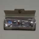 LifeArt Blue Light Blocking Glasses, Anti Eyestrain, Computer Reading Glasses, Gaming Glasses, TV Glasses for Women Men, Anti Glare (Clear Brown, 1.25 Magnification)