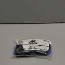 2 Pack Kids Swim Caps for Boys Girls, Durable Silicone Swimming Cap with 3D Ear Pockets for Age 3-15 Toddler Child Youth Teen, Unisex Swim Bath Hats for Short/Long Hair with Ear Plugs Nose Clip (Black&Blue)