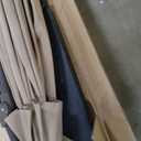 NEWBULIG 10FT Patio Umbrella, Offset Cantilever Outdoor Patio Table Umbrella, UV Protection, Fade Resistant Fabric, Easy Tilt Adjustment for Pool, Deck, Garden, Backyard (10FT-with 4 Bases, Khaki)