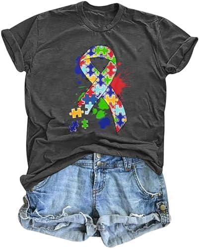 Be Like A Schwa It's Never Stressed Shirt Women Autism Awareness T Shirts Speech Therapy Dyslexia Tees Tops, Small
