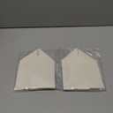 2 Pack, VIVIDLY Tissue Box Cover Holder, Square Modern PU Leather Tissue Box Holder, Can be Used for Bathroom Dressing Table, Bedside Table, Office Desk & Car 5"X5"X5"- (White, 2)