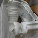 Hard-Sided Plastic Dog and Cat Kennel,Two-Door Pet Carrier, Plastic Wire Door, Top or Front Loading,Pets up to 22LBS,Fully Breathable, Perfect for Traveling/Hiking/Camping/Veterinary Visits (White)