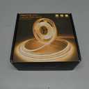 PAUTIX COB LED Strip Light 2700K,16.4ft Dimmable 2520LEDs DC24V Warm White LED Strip Lights, High Lumen Tape Lights Kit with RF Remote Timer Function and 48W Power Supply for Home, Kitchen DIY Lighting