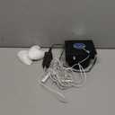 OurWarm 1.2A Inflatable Blower Fan Replacement, Blow Up Motor for Inflatables with 1.5A Adapter and 5 LED Lights, Ideal for 5-10FT Halloween Thanksgiving Christmas Inflatables Outdoor Decorations