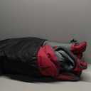 Youtanic Oversized Camping Chair, Portable Folding Camping Chairs with Side Pocket, Cup Holder and Carry Bag, Heavy Duty Outdoor Camping Chairs for Adults, Fishing, Sports, Trip, up to 400lbs, Style 5 (Red-black)