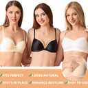 Nimiah Bra Pads Inserts Push-up, Super Thick Breast Enhancer Implants for Small Chested Women Replacement Boob Cups for Swimsuit Sport Dress