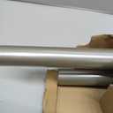 KAMANINA 1 Inch Curtain Rod Telescoping Single Drapery Rod 28 to 48 Inches (2.3-4 Feet), 2 Pack Antique Silver Curtain Rods for Windows 16 to 44 Inches, Netted Texture Finials