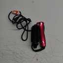 Mini Collaspe Hair Curler, Tangle-Free Curling Iron Brush and Volumizer, 1 inch Dual Voltage Travel-Friendly Tourmaline Ceramic Ionic Brush Styling Wand（Don't Blow Air