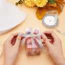 BENECREAT 30PCS 2.3x2.3x4 Film Covered Clear Plastic Party Favor Box for Wedding Party Decor, Choclates, Candy Cookies Favors, Mother's Day Festival Gift Packaging