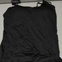 Ibeauti Womens Camisoles Tops with Built in Padded Bra Basic Breathable Tank Top (Large, Black)