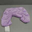 Sharper Image Heated Neck & Shoulder Wrap - Microwavable Warm & Cooling Plush Pad, Scented Aromatherapy (100% Natural Lavender & Herb Spa Blend), Pain Tension Headache Relief Therapy, Gift for Women (Purple)