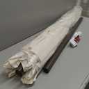 JEAREY 9FT Outdoor Patio Umbrella Outdoor Table Umbrella with Push Button Tilt and Crank, Market Umbrella 8 Sturdy Ribs UV Protection Waterproof for Garden, Deck, Backyard, Pool (Creamy-white)