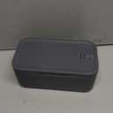 Lockable Storage Box, Small Lock Box with Combination Code for Phone/Medicine Safe/Food Home/Refrigerator/Office/Personal Items/Travel/Gift,9.25 x 5.04 x 3.62 (Gray)