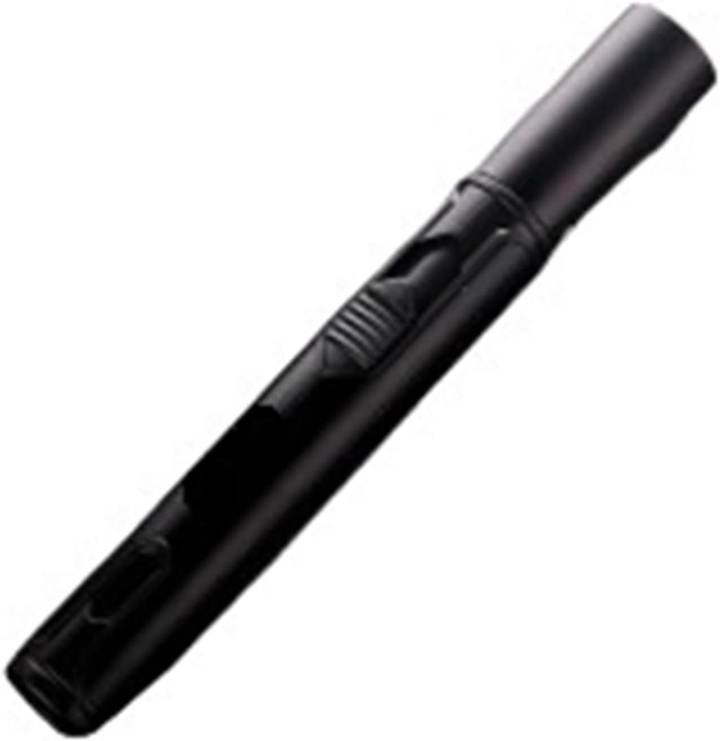 Butane Torch Lighter, 6 Inch Refillable Pen Lighters Adjustable Jet Flame for Camping (Gas Not Included) (Black)