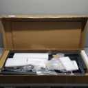 YASRKML Metal Awning for Door Entrance, 41x24 Inches Adjustable Angle Window Awnings for Patio, Sunsetter Shade Canopy Outdoor Exterior for Front Doors, Windows, Porches, Balconies, Black