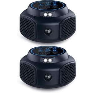 2 Pack Ultrasonic Pest Repellent Plug Indoor Pest Rodent Control for Mouse Mice Rat Squirrel Bat Roach Spider Ant Bug, Electronic Repelling Device Mouse Traps (Black)