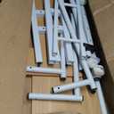 SIDUCAL Small Standing Desk, Portable Stand Up Desk, Height Adjustable Mobile Standing Table Converter with Wheels Computer Workstations, Rolling Laptop Cart for Stand or Sit, Vintage Oak