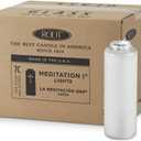 Root Candles Prayer Candles Clear Glass Devotional 7-Day Prayer Candle, 8 Count, Meditation